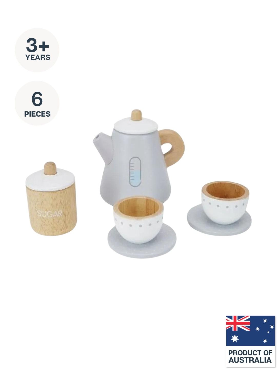 Anko 6Piece Wooden Kettle Set edamama